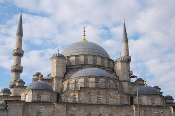 Fototapeta na wymiar The Suleymaniye Mosque is an Ottoman imperial mosque in Istanbul, Eminonu,