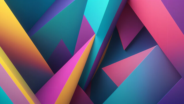 abstract colorful geometric background