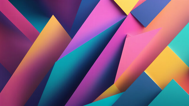abstract colorful geometric background
