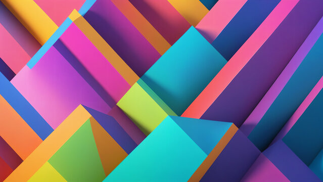abstract colorful geometric background