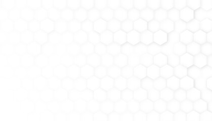 Black honeycomb on a white background. Isometric geometry. 3D illustration