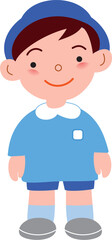 男の子の園児
