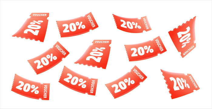 Voucher card cash back template design with coupon code promotion. Premium special price offers sale coupon.