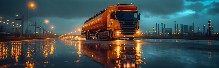 truck and transportation, global cargo, fast and safety - obrazy, fototapety, plakaty