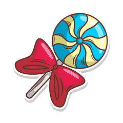 Sweet candy doodle hand draw illustration