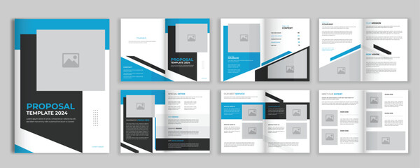 Professional Proposal Template, Proposal Print template Design