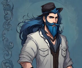 fashion model with hair in sunglasses