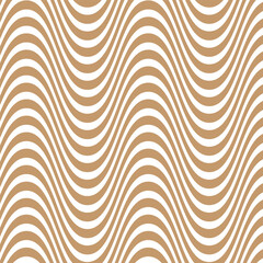 abstract geometric repeatable brown smooth wave line pattern.