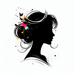 Woman silhouette	
