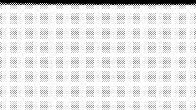 Television static with halftone texture effect and retro style vibe