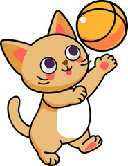 Fototapeta premium Cute Cat Pet Icon