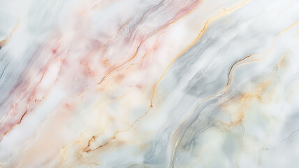 Translucent Marble Elegance - Soft Hues of Nature's Geometric Patterns