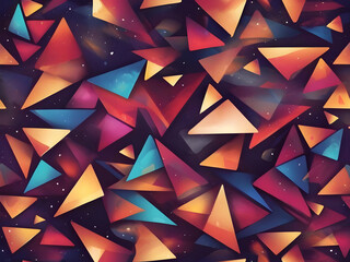 colorful triangle abstract background