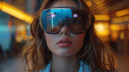 Next-gen technology showcase AR and VR integration in daily life