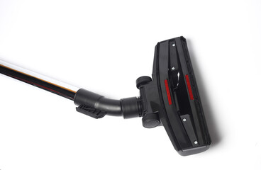 Vacuum cleaner brush on white background