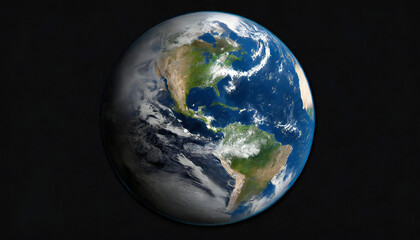 Fototapeta premium 宇宙から見た地球のイメージ。宇宙空間。地球。An image of the Earth seen from space. outer space. Earth.