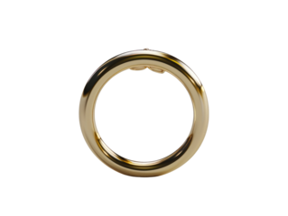 Wedding ring isolated on transparent background
