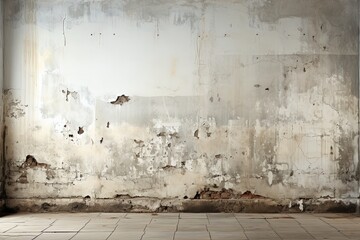 Old wall and floor, for graphics use. Created with Ai - obrazy, fototapety, plakaty