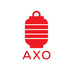 AXO Letter logo design template vector. AXO Business abstract connection vector logo. AXO icon circle logotype.

