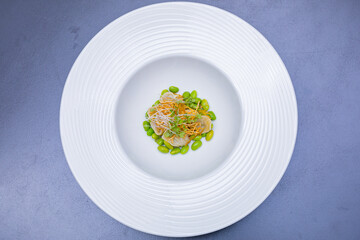 green salad on a plate