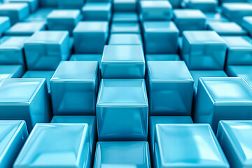 Fototapeta premium Vibrant abstract cube background, symbolizing modern design, technology, and colorful geometric patterns