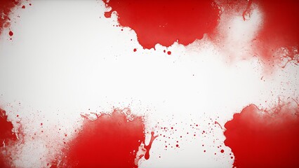 Abstract Marbled Red Ink Texture Design 