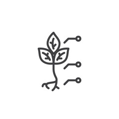 Plant Anatomy line icon