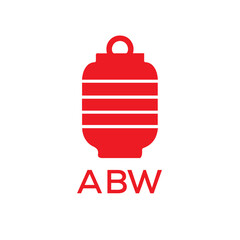 ABW Letter logo design template vector. ABW Business abstract connection vector logo. ABW icon circle logotype.
