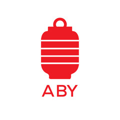 ABY Letter logo design template vector. ABY Business abstract connection vector logo. ABY icon circle logotype.
