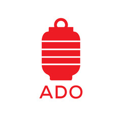 Obraz premium ADO Letter logo design template vector. ADO Business abstract connection vector logo. ADO icon circle logotype. 