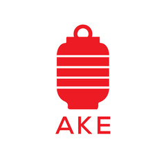 Fototapeta premium AKE Letter logo design template vector. AKE Business abstract connection vector logo. AKE icon circle logotype. 