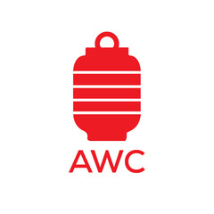 Obraz premium AWC Letter logo design template vector. AWC Business abstract connection vector logo. AWC icon circle logotype. 