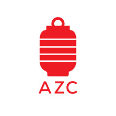 AZC Letter logo design template vector. AZC Business abstract connection vector logo. AZC icon circle logotype.
