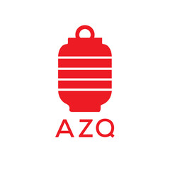 AZQ Letter logo design template vector. AZQ Business abstract connection vector logo. AZQ icon circle logotype.
