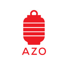 Obraz premium AZO Letter logo design template vector. AZO Business abstract connection vector logo. AZO icon circle logotype. 