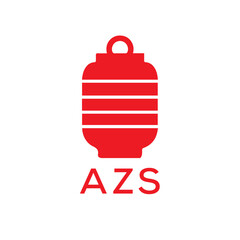 AZS Letter logo design template vector. AZS Business abstract connection vector logo. AZS icon circle logotype.
