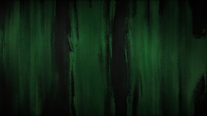 Black and green abstract oil paint texture banner background 