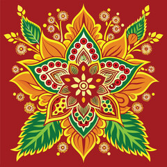 Foral Batik Pattern Design
