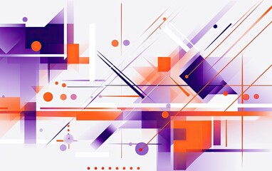Abstract geometric shape and line background