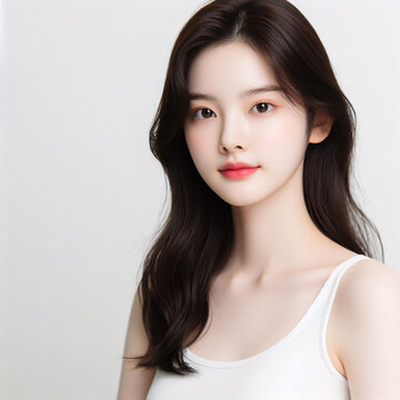 Beauty image of Asian woman(South Korea)	