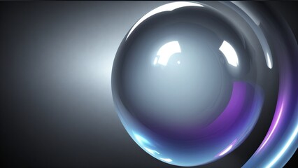 Bubble Texture Chrome Orb Gradient Futuristic 