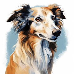 Fototapeta premium borzoi dog