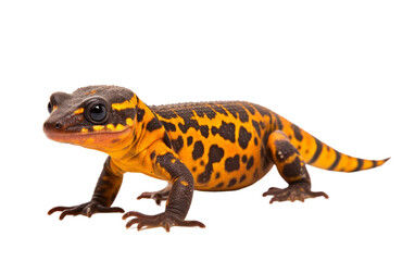 Realistic Sly Salamander Image on transparent background