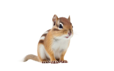 Sweet Chipmunk Picture on transparent background