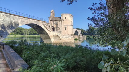 Pont Saint-Benezet, Avignon - obrazy, fototapety, plakaty