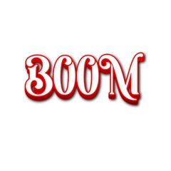 3D Boom text banner art