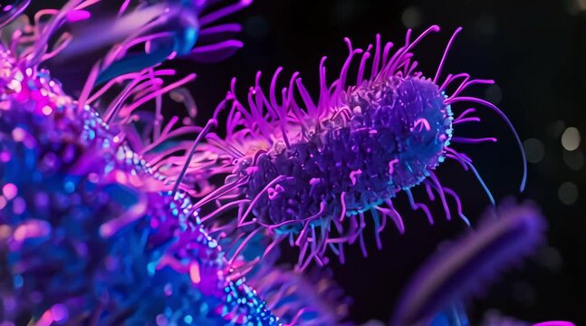 Microoragnism (mov) made with Ai generative technology