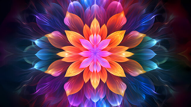 Mandala, the mysterious and charming beauty of flowers