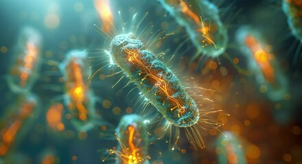 Microoragnism (mov) made with Ai generative technology