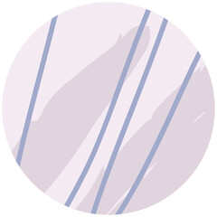 Fototapeta premium Abstract pastel doodle line and irregular shape circle background